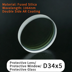 Fiber Laser Protective Lens/Protective Window/Protective Glass D30*2 D30*4 D30*5 D32X6.35 D34*3 D34*5 D35*2 D36*5 D37*1.6 D37*7 D38.1X1.6 D38*2 D38*6 D38*10