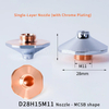 High Quality D28H15M11 MCSB Hexagonal Nozzle with Inner Step for laser Cutting Head