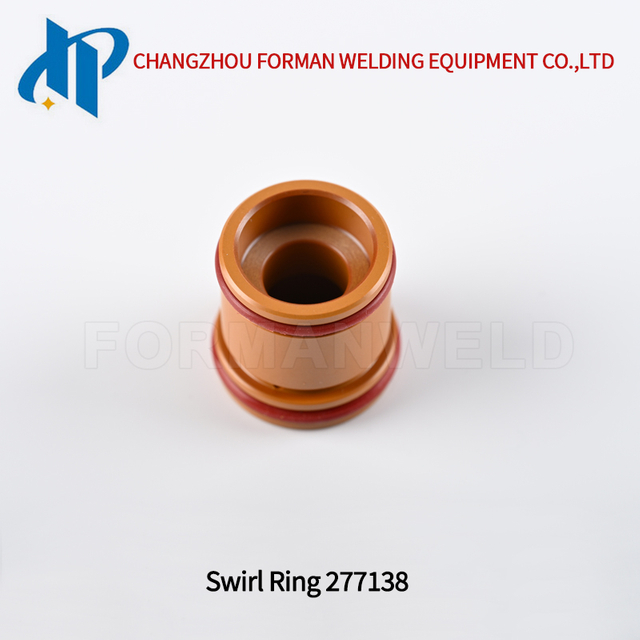 277138 BK277138 Plasma Swirl Ring 30A Fit for Lincoln Spirit II & FlexCut 200 plasma cutting systems Kaliburn Stainless Steel 
