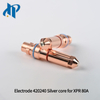 Electrode 420240 Silver core 4.0mm for XPR Plasma Cutting Torch Consumables 80A fit Nozzle 420243 Shield 420246 Swirl ring 420242