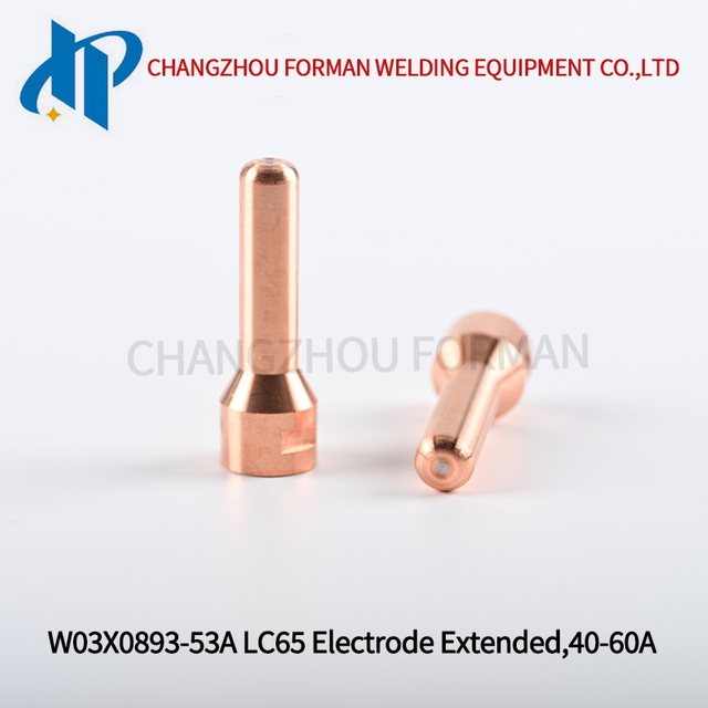 W03X0893-53A Plasma Electrode Extended 40A-60A Fit for Lincoln Electric LC65 / LC65m Torch 