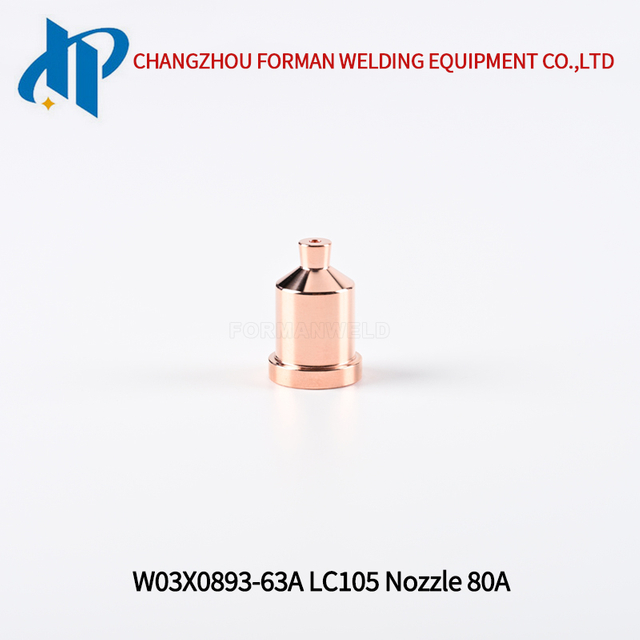 KP2845-7 / W03X0893-63A Plasma Nozzle 80A Tip Fit for Lincoln Electric LC105 / LC105m Torch