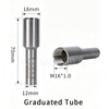 Handheld Laser Welding Graduated Tube Scale Tube with Stainless Steel Connector for CQWY SUP21 23