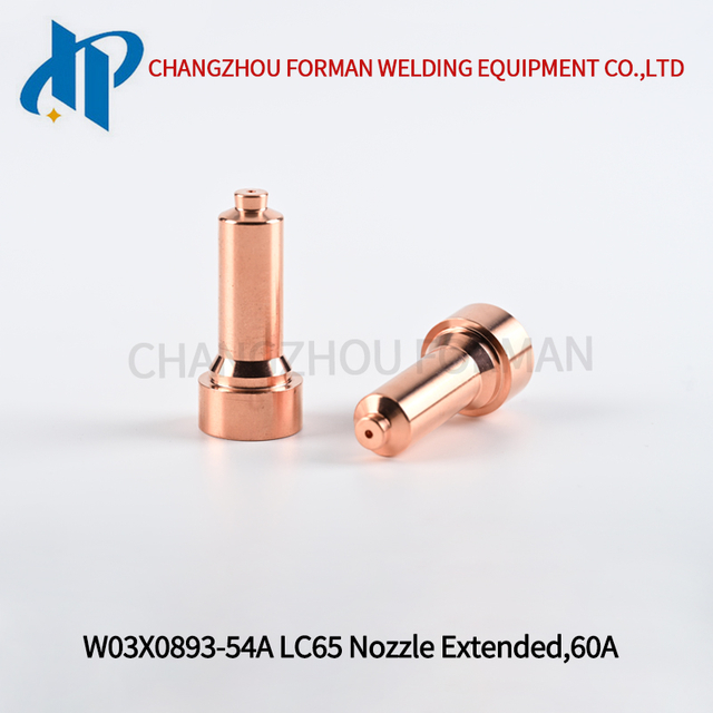 W03X0893-54A Plasma Nozzle Extended 60A Tip Fit for Lincoln Electric LC65 / LC65m Torch 