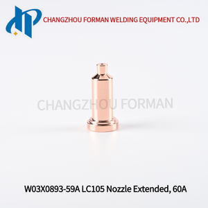 W03X0893-59A Plasma Nozzle Extended 60A Tip Fit for Lincoln Electric LC105 / LC105m Torch