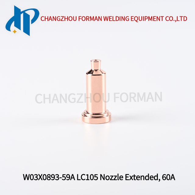 W03X0893-59A Plasma Nozzle Extended 60A Tip Fit for Lincoln Electric LC105 / LC105m Torch