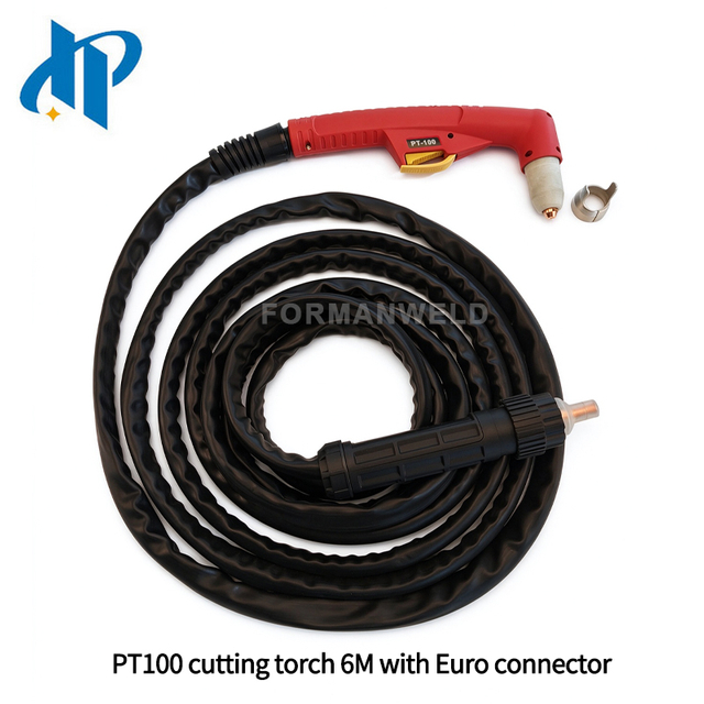 PT100 Plasma cutting hand Torch 6m with Central Connector