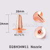 High Quality Bevel Nozzles D28H34M11 For BOCI Laser Head BLT4 BLT6