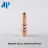 Electrode 420231 Brazing for XPR Plasma Cutting Torch Consumables 50A Fit Nozzle 420234 Shield 420237 Swirl ring 420233