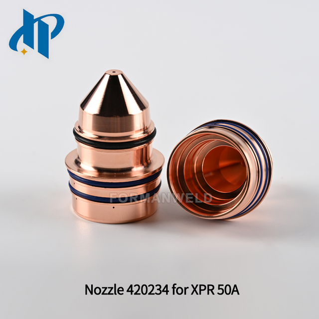 Nozzle 420234 for XPR Plasma Cutting Torch Consumables 50A mild steel Fit Electrode 420231 Shield 420237 Swirl ring 420233