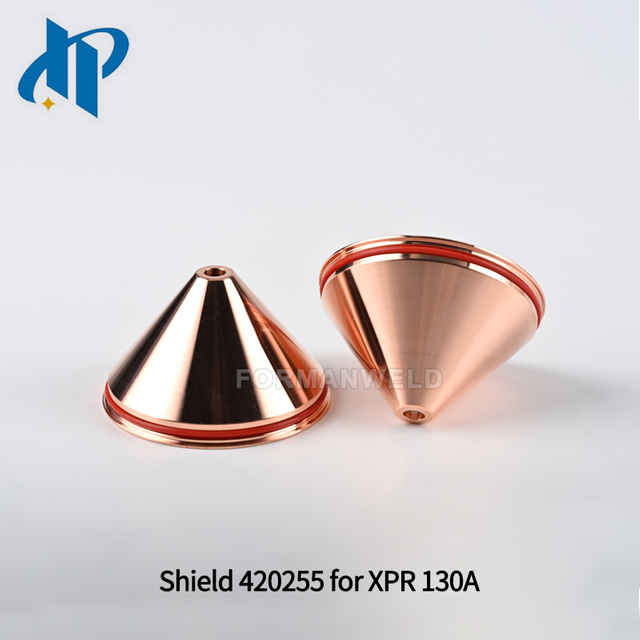 Shield 420255 for XPR Plasma Cutting Torch Consumables 130A fit Electrode 420249 Nozzle 420252 Swirl Ring 420242