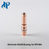 Electrode 420240 Brazing for XPR Plasma Cutting Torch Consumables 80A fit Nozzle 420243 Shield 420246 Swirl ring 420242