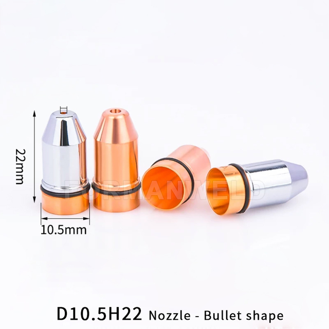  D10.5 H22 Nozzle Bullet Shape for Laser Cutting Head BT210/BT210S