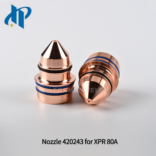 Nozzle 420243 for XPR Plasma Cutting Torch Consumables 80A fit Electrode 420240 Shield 420246 Swirl Ring 420242