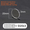 Fiber Laser Protective Lens/Protective Window/Protective Glass D18X2 D20X2 D20X3 D20X4 D20X5
