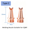 Handheld Laser Welding Nozzle for CQWY SUP21 SUP23 Laser Welding Torch Copper Welding Nozzle Replacement Parts