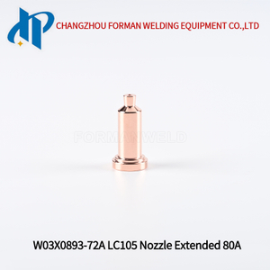 W03X0893-72A Plasma Nozzle Extended 80A Tip Fit for Lincoln Electric LC105 / LC105m Torch