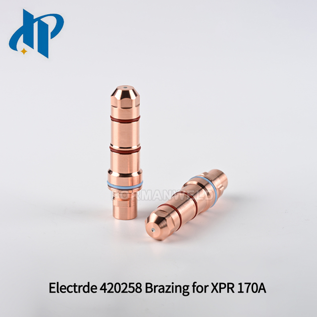 Electrode 420258 brazing for XPR Plasma Cutting Torch Consumables 170A fit Nozzle 420261 Shield 420513 Swirl Ring 420260