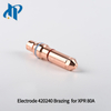 Electrode 420240 Brazing for XPR Plasma Cutting Torch Consumables 80A fit Nozzle 420243 Shield 420246 Swirl ring 420242