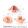 High Quality D28H15M11 Single Nozzle Boost Shape for laser Cutting Head