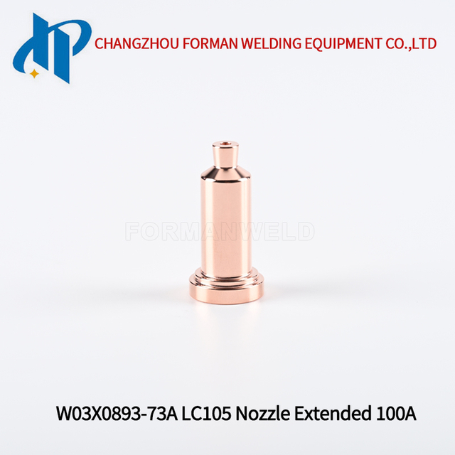 W03X0893-73A Plasma Nozzle Extended 100A Tip Fit for Lincoln Electric LC105 / LC105m Torch